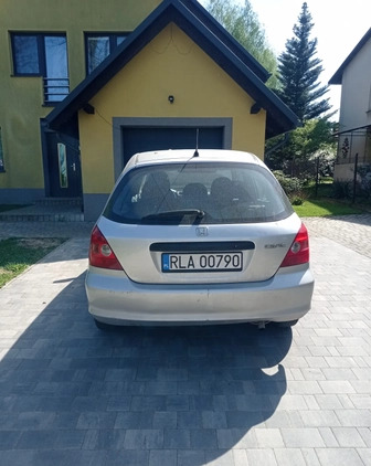Honda Civic cena 4600 przebieg: 295000, rok produkcji 2003 z Łańcut małe 106
